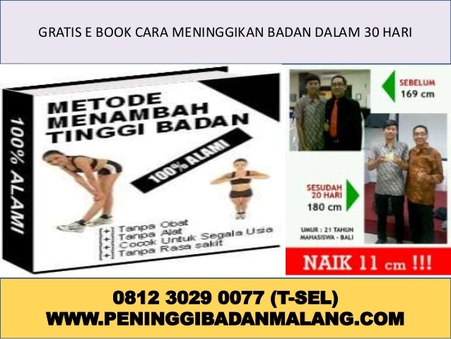 Ebook Penambah Tinggi Badan Gratis